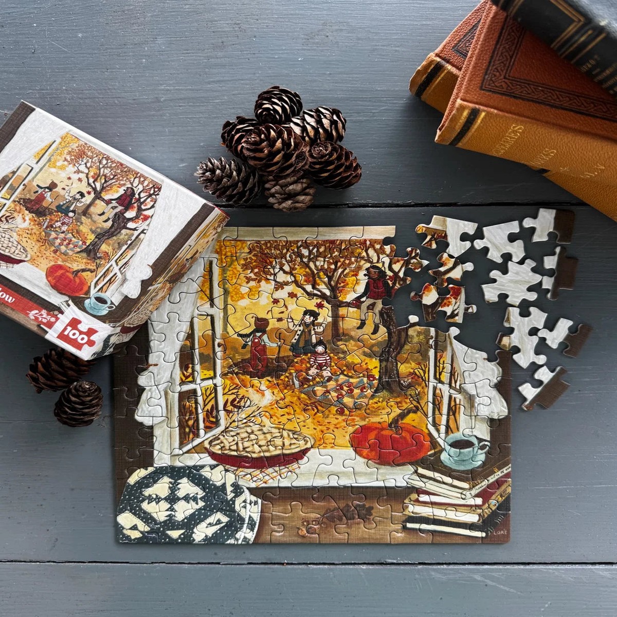 Autumn’s Window Mini 100pc Puzzle