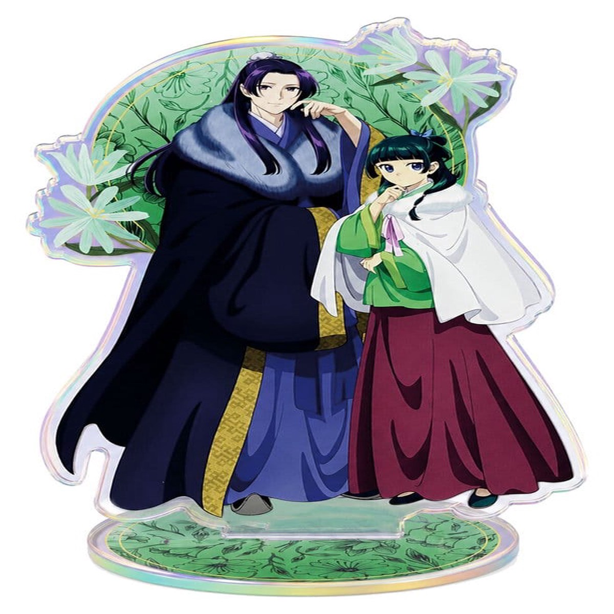 The Apothecary Diaries – Holographic Acrylic Standee – Maomao & Jinshi (Winter Clothes)