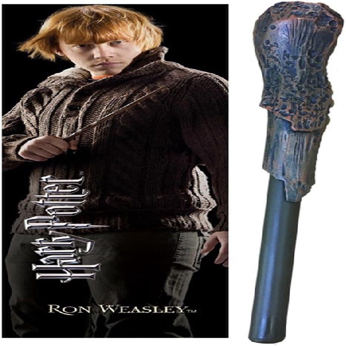 The Noble Collection Ron Weasley Wand Pen and Bookmark
