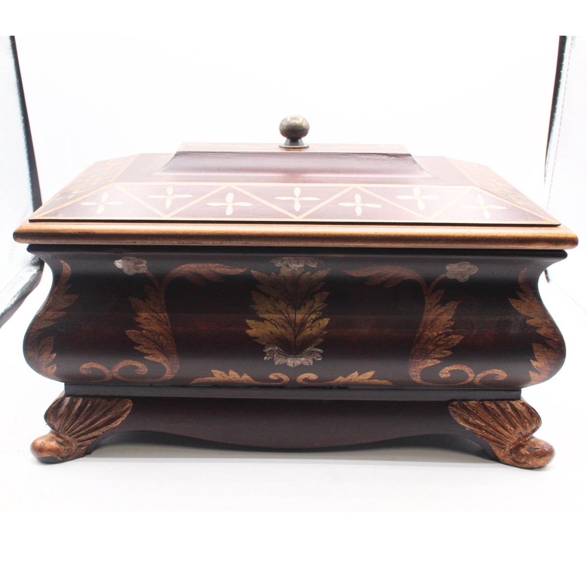 Wooden Chest with Black Lining