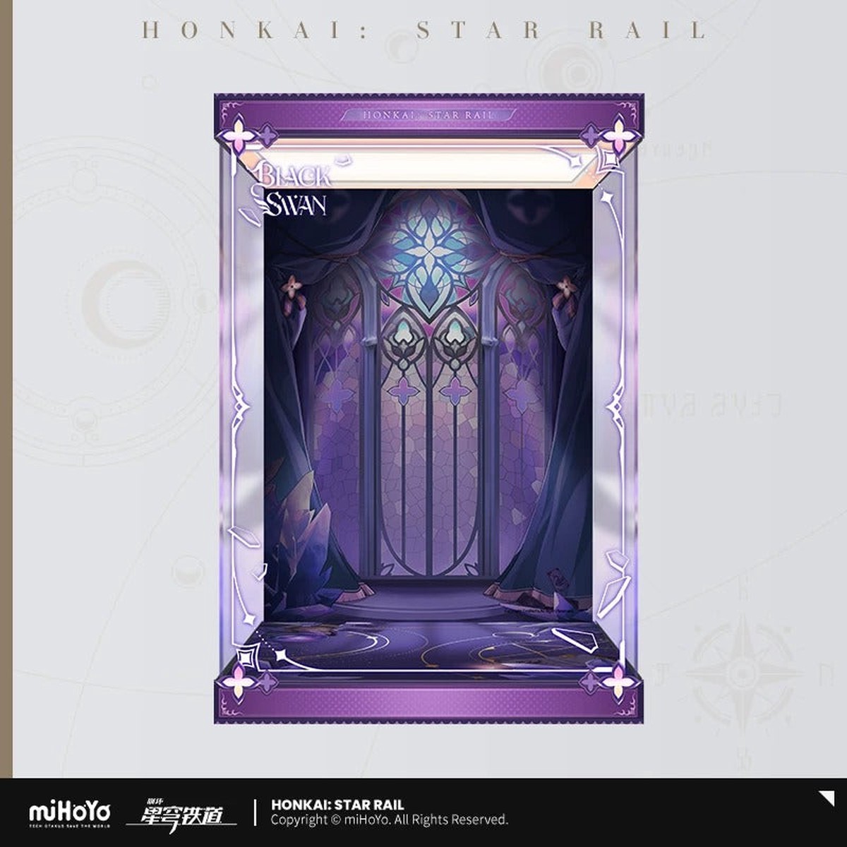 [Pre-order] Honkai: Star Rail – Black Swan 1/7 Scale Figure Display Case miHoYo – Deluxe Version