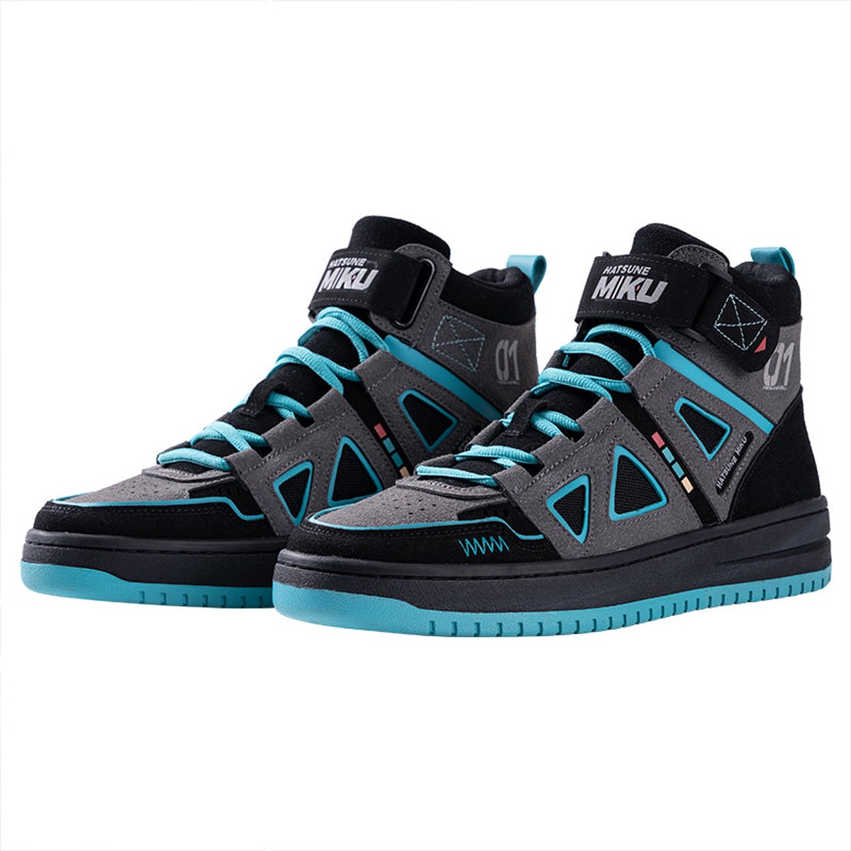 Hatsune Miku – Hatsune Miku 2023 Cyber Style Rider Series Sneakers Moeyu – Black | 39