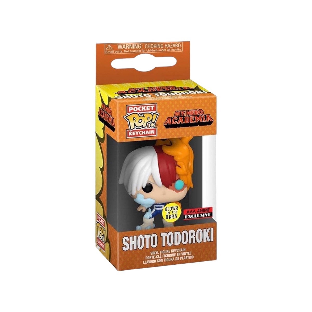 Shoto Todoroki (Glows in the Dark) Funko Pocket Pop! Keychain – My Hero Academia – AAA Anime Exclusive