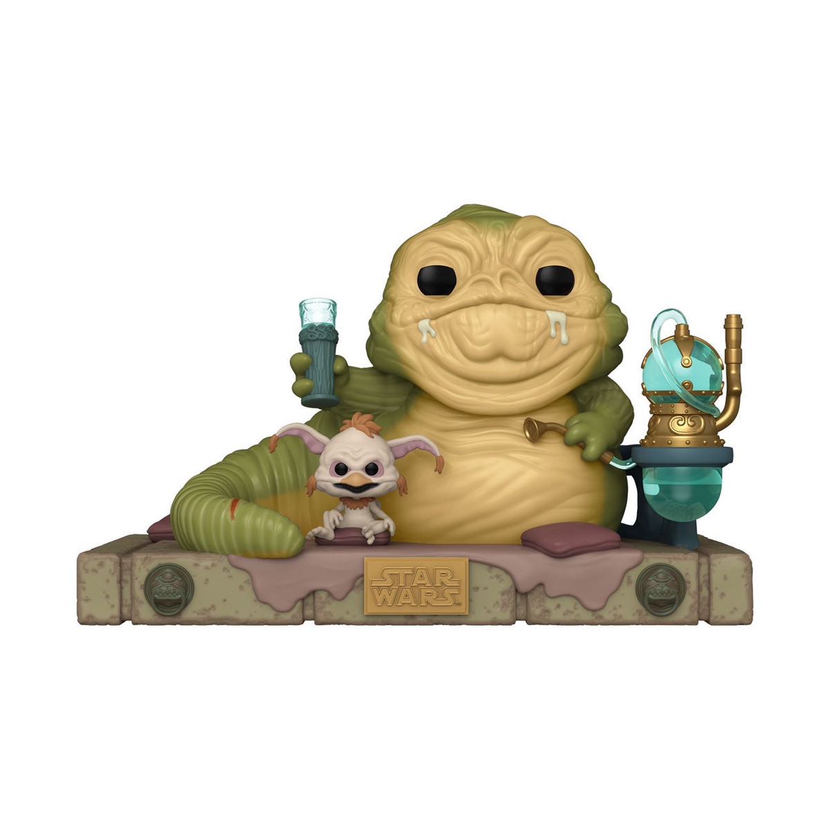 Funko POP! Star Wars – 40th Return of the Jedi – Jabba the Hutt & Salacious B. Crumb (611)