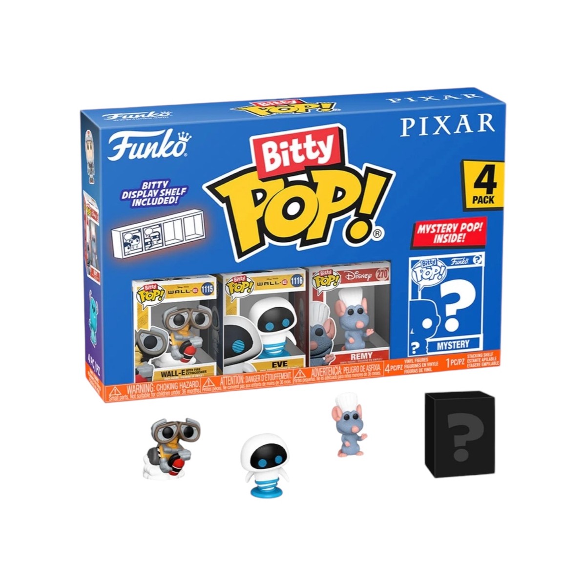 Wall-E 4 pack Funko Bitty Pop! – Disney Pixar