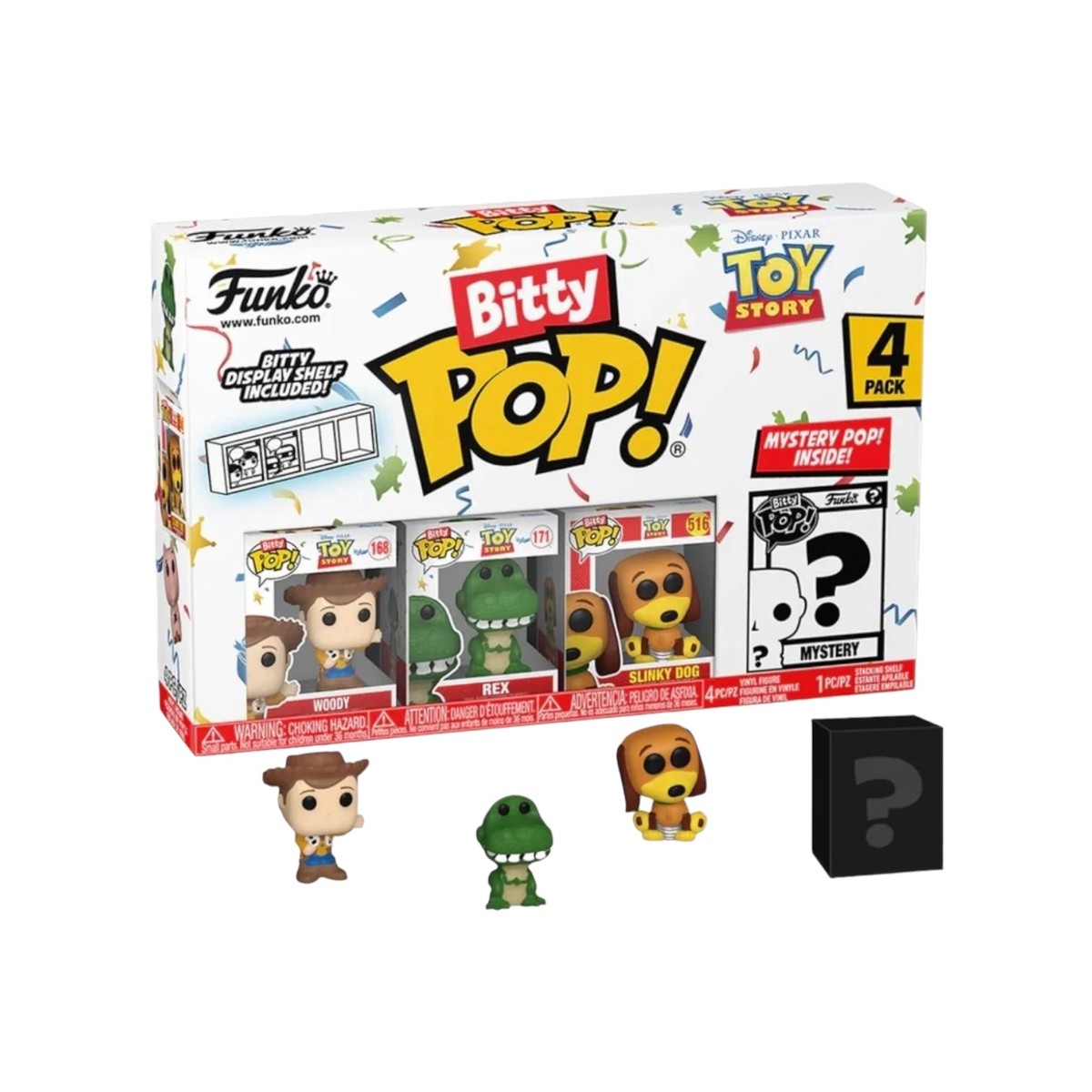 Woody 4 pack Bitty POP! – Toy Story – Chance of Chase