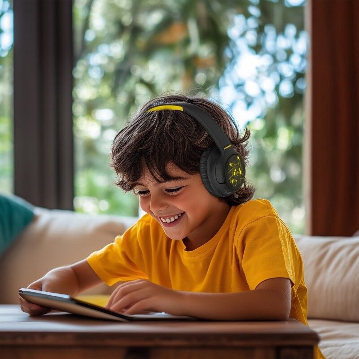 Pokemon Pikachu wireless LED headphones
