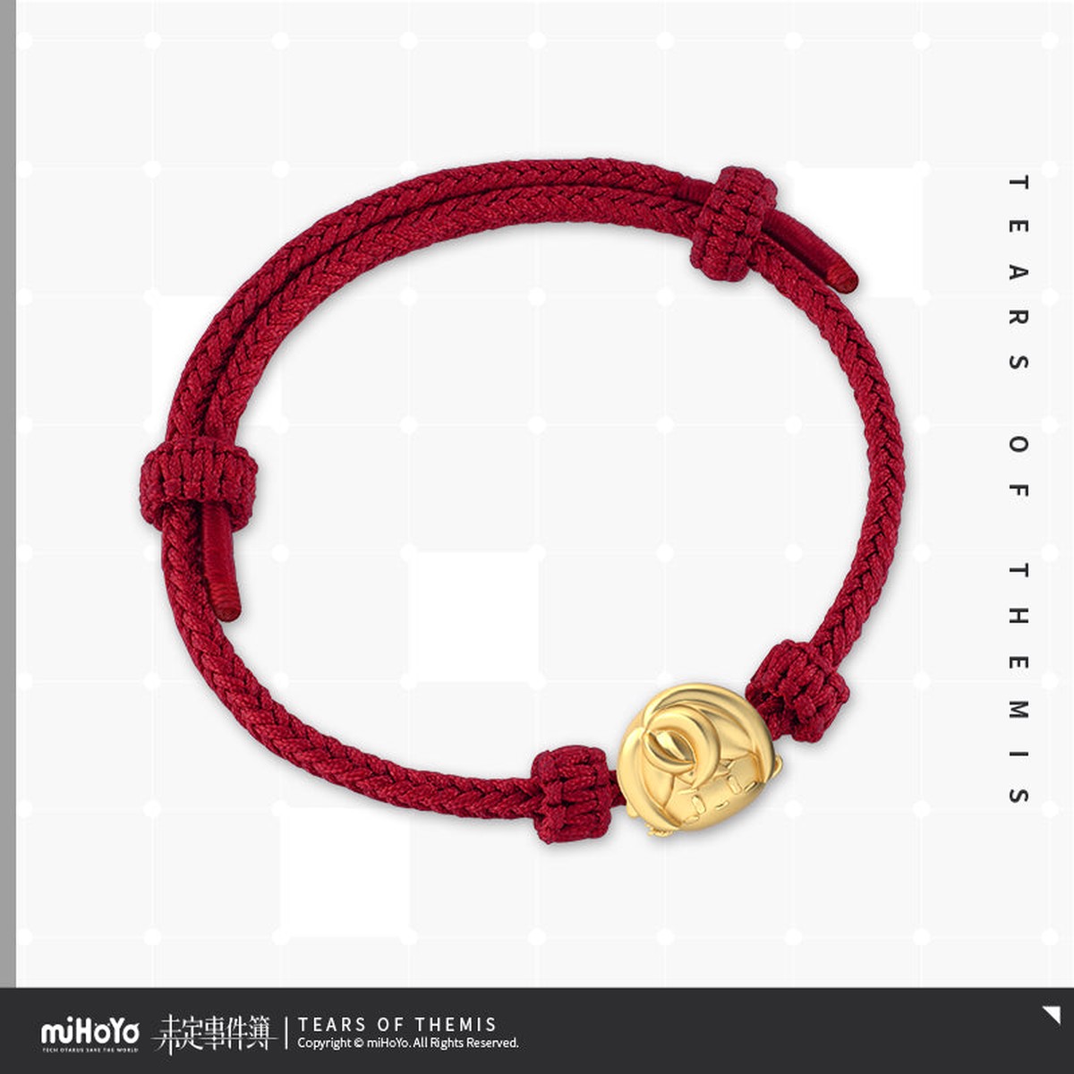 Tears of Themis – Red Thread Silver Bracelet miHoYo – Marius von Hagen (King)