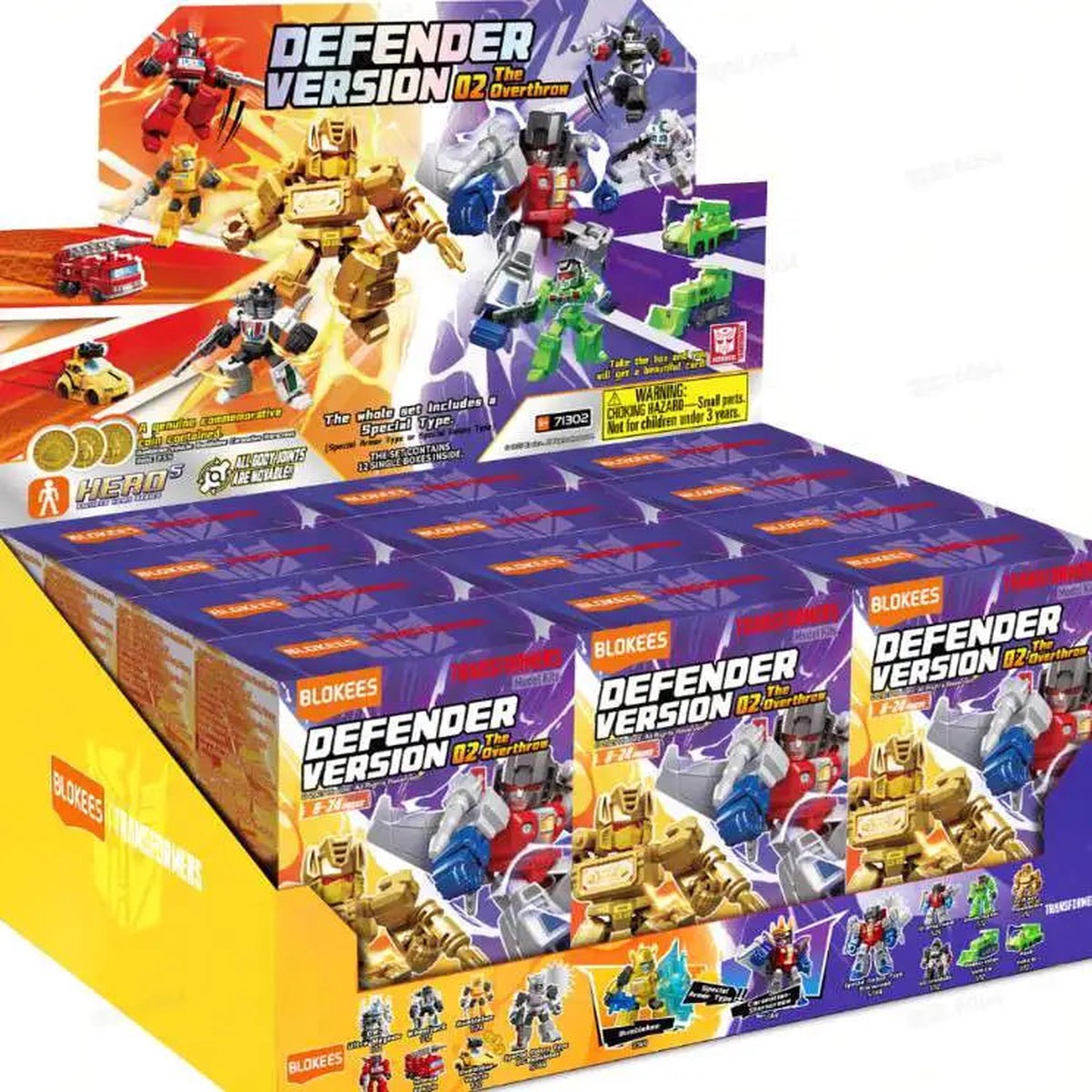 Blokees Transformers Defender Version 02 The Overthrow Box