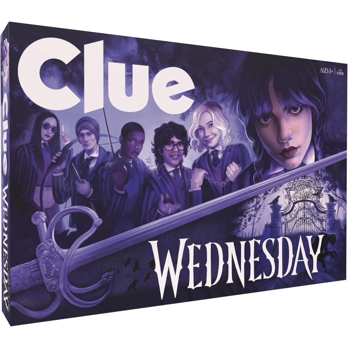 Clue: Wednesday Edition Board Game – The Addams Family – USAopoly – New
