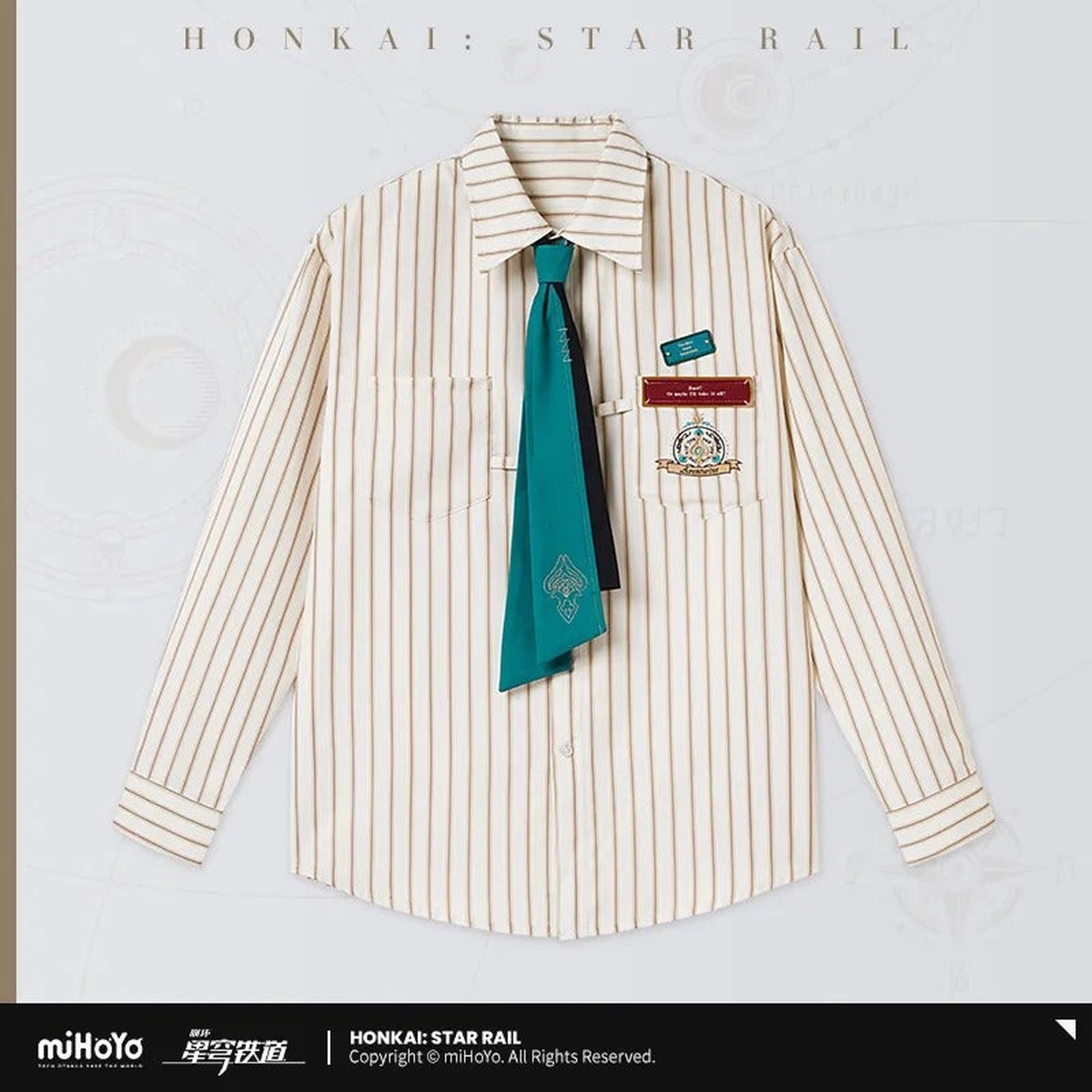 Honkai: Star Rail – Aventurine Impression Shirt miHoYo – Beige | XXXL