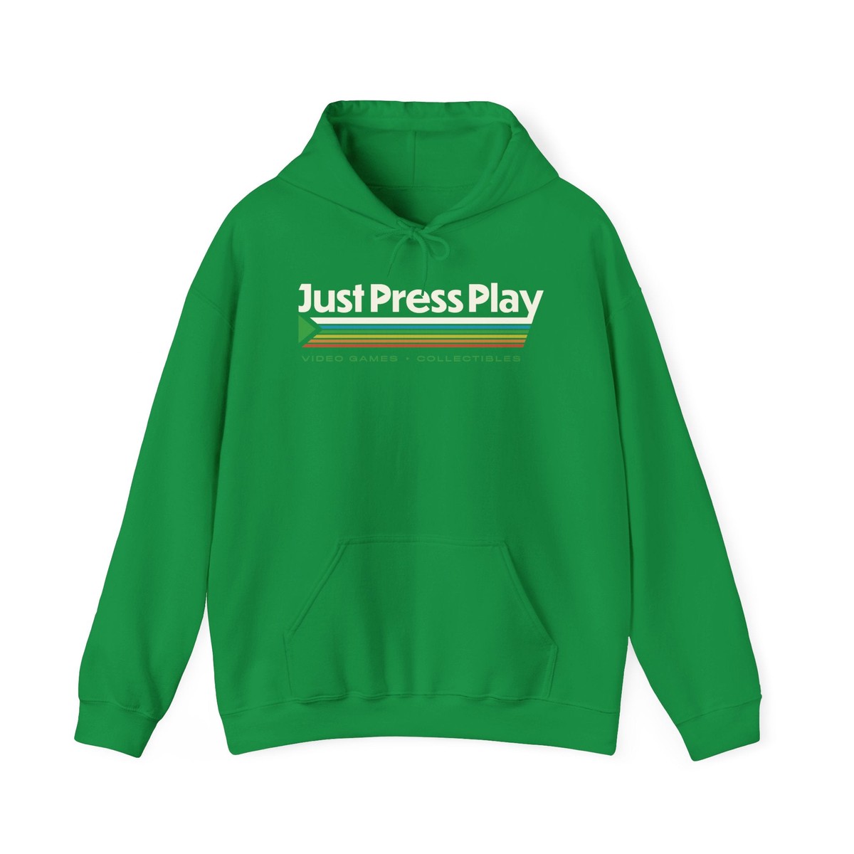 Just Press Play Hooded Sweatshirt – Irish Green | L