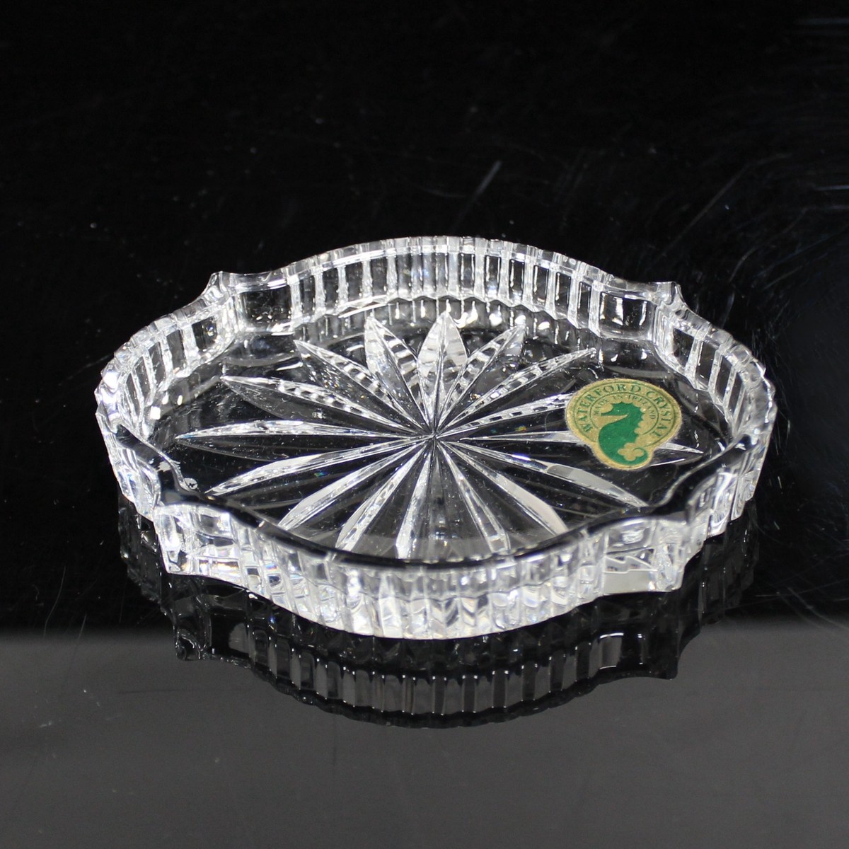 Waterford Crystal: Vanity Oval Jewelry Tray, 4″ – Like New