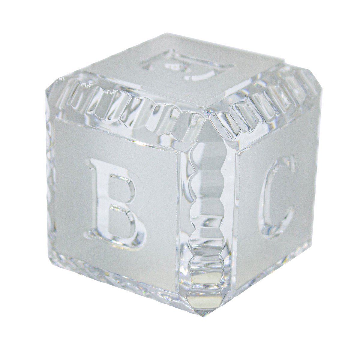 Waterford Paperweight: ABC Block – Like New