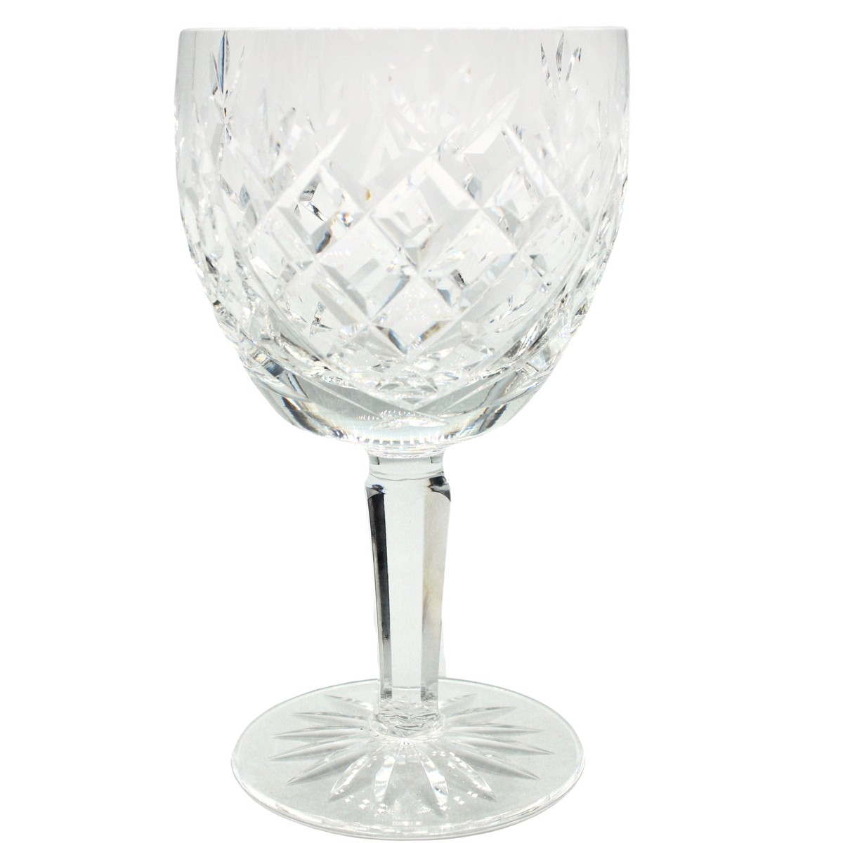 Waterford Stemware, Avoca – Star Cut Water Goblet, 7″ – Like New