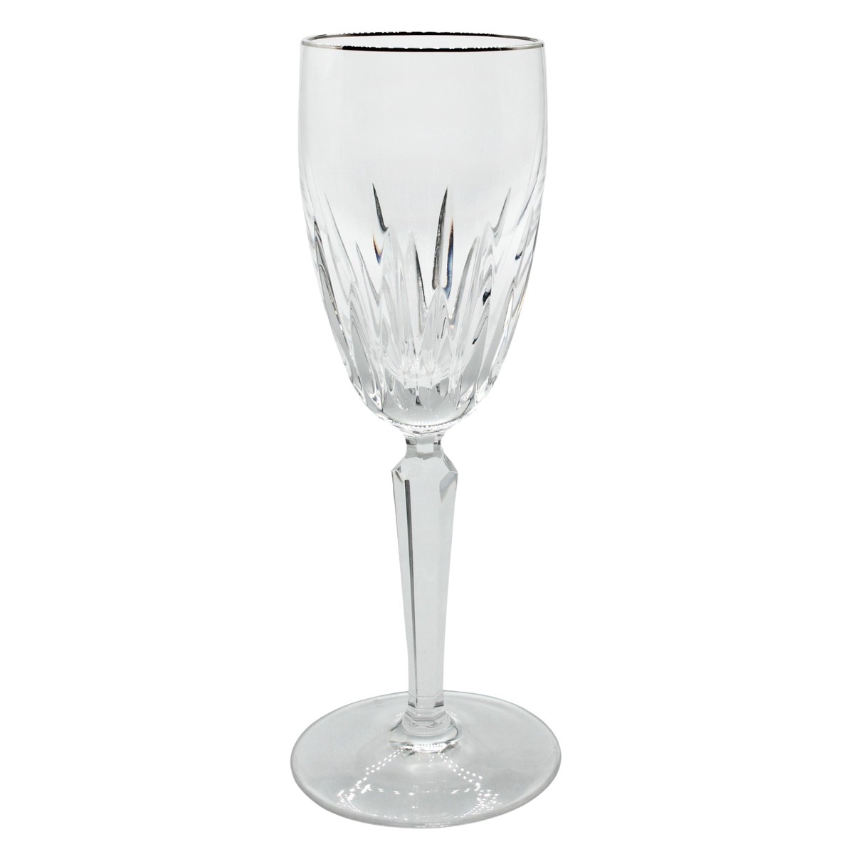 Waterford Stemware, Wynnewood Platinum Fluted Champagne, 9.25″ – Like New