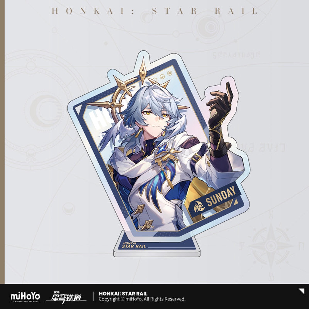 Honkai: Star Rail – Interstellar Journey Series Acrylic Keychian miHoYo – Sunday