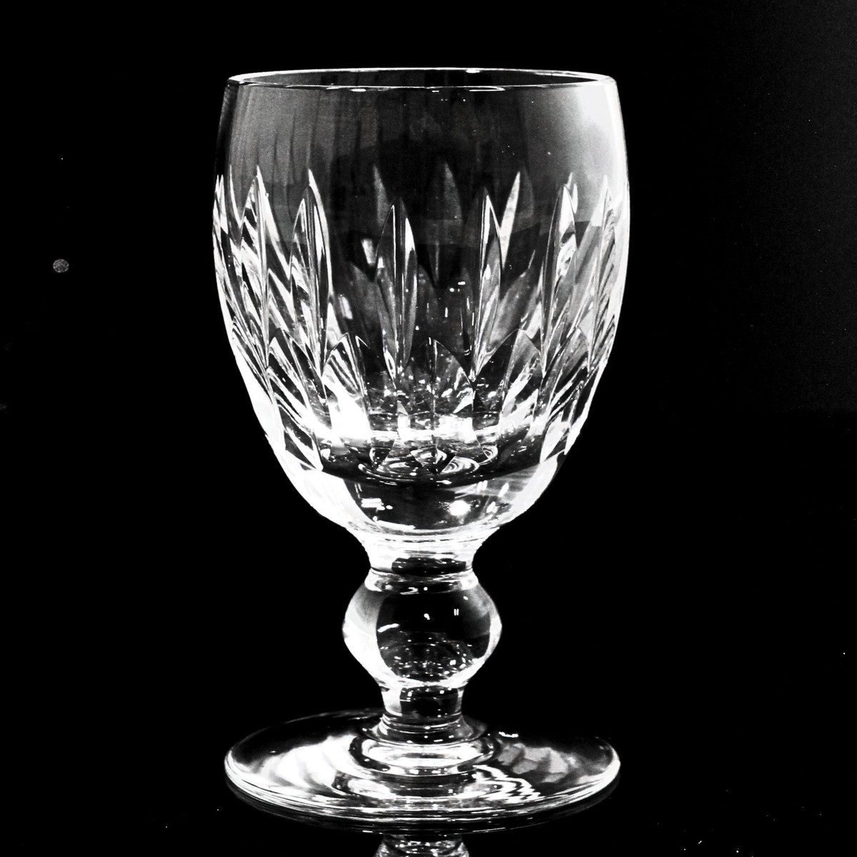 Waterford Crystal: Maureen Sherry Glass (Cut) | No Box, 4.25″ – Like New