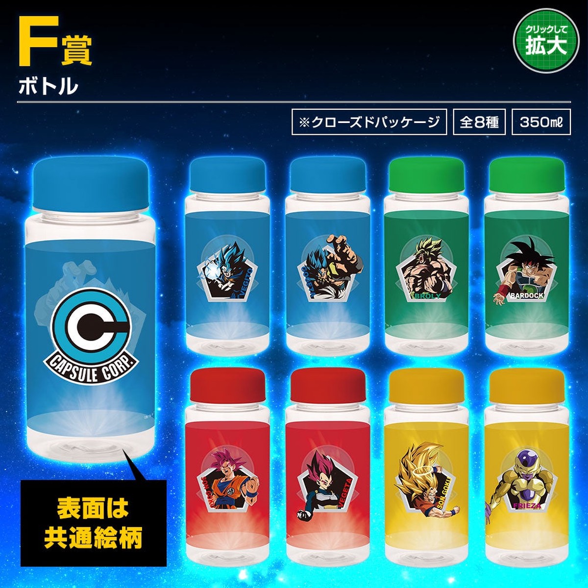 Dragon Ball Z Dokkan Battle 6th Anniversary Capsule Corp. Water Bottle – Prize F [Ichibankuji] (1 Random Blind Box)