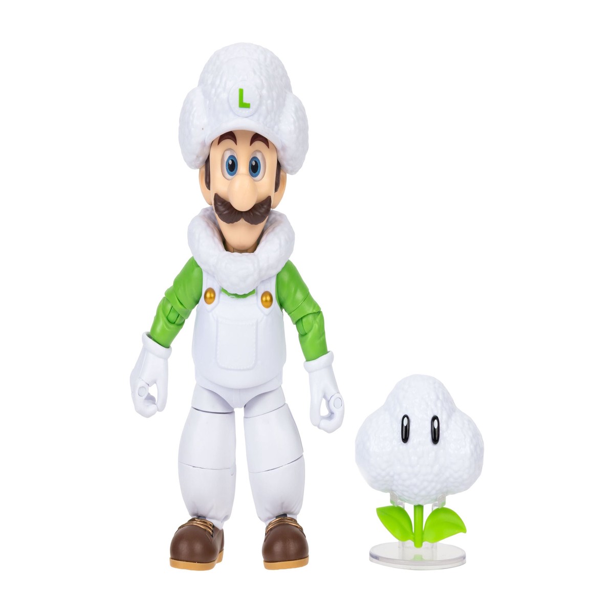 Super Mario Cloud Luigi 5-Inch 2-Piece Action Figure