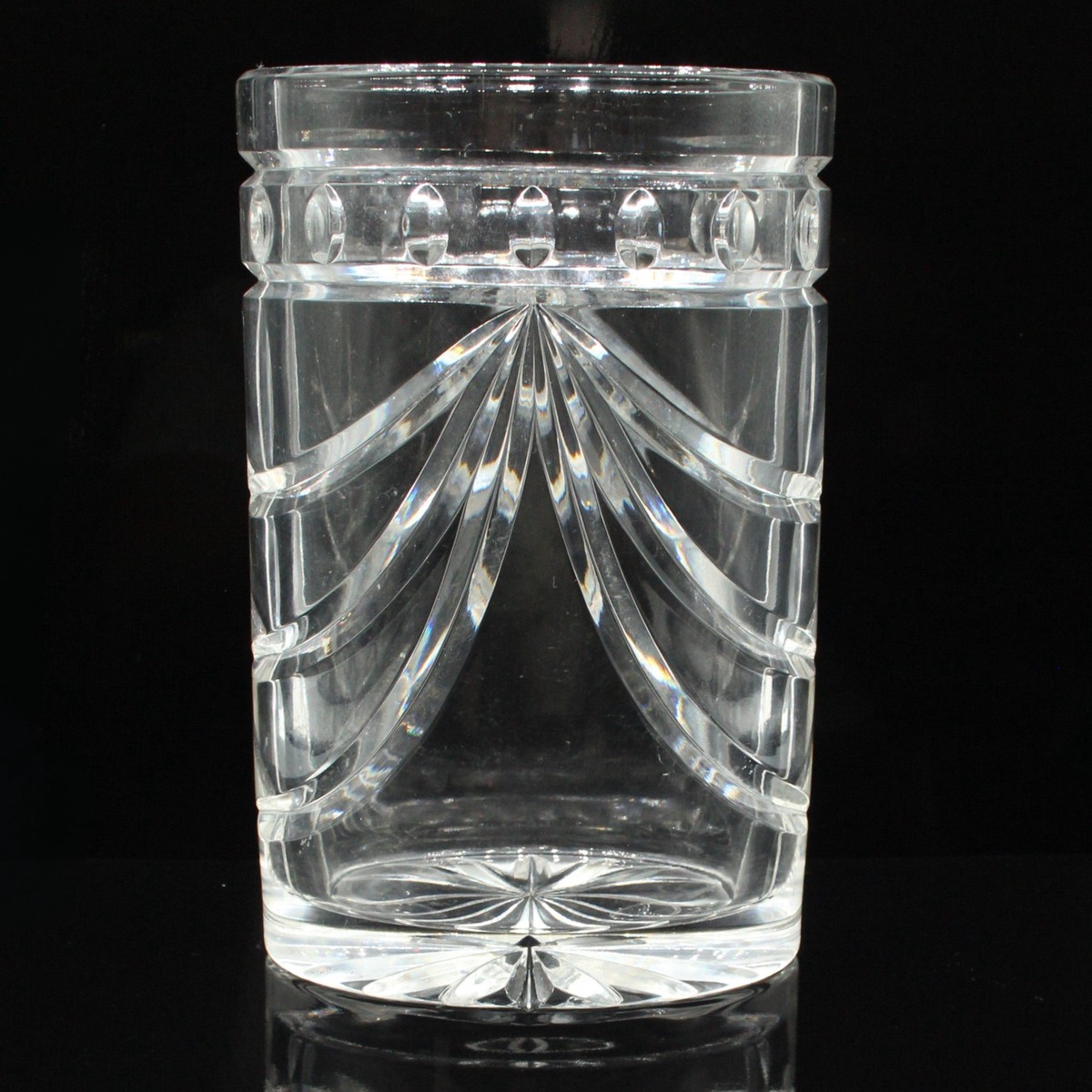 Waterford Crystal: Overture Oval Vase, 8″ – Like New
