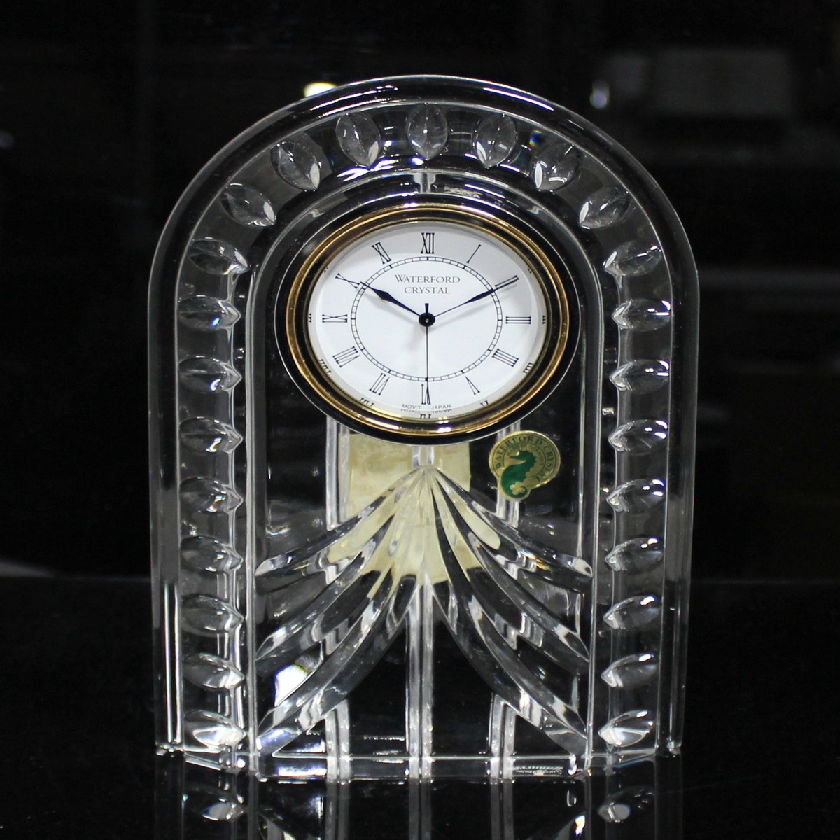 Waterford Crystal: Overture Quartz Clock, 8.25″ – Like New