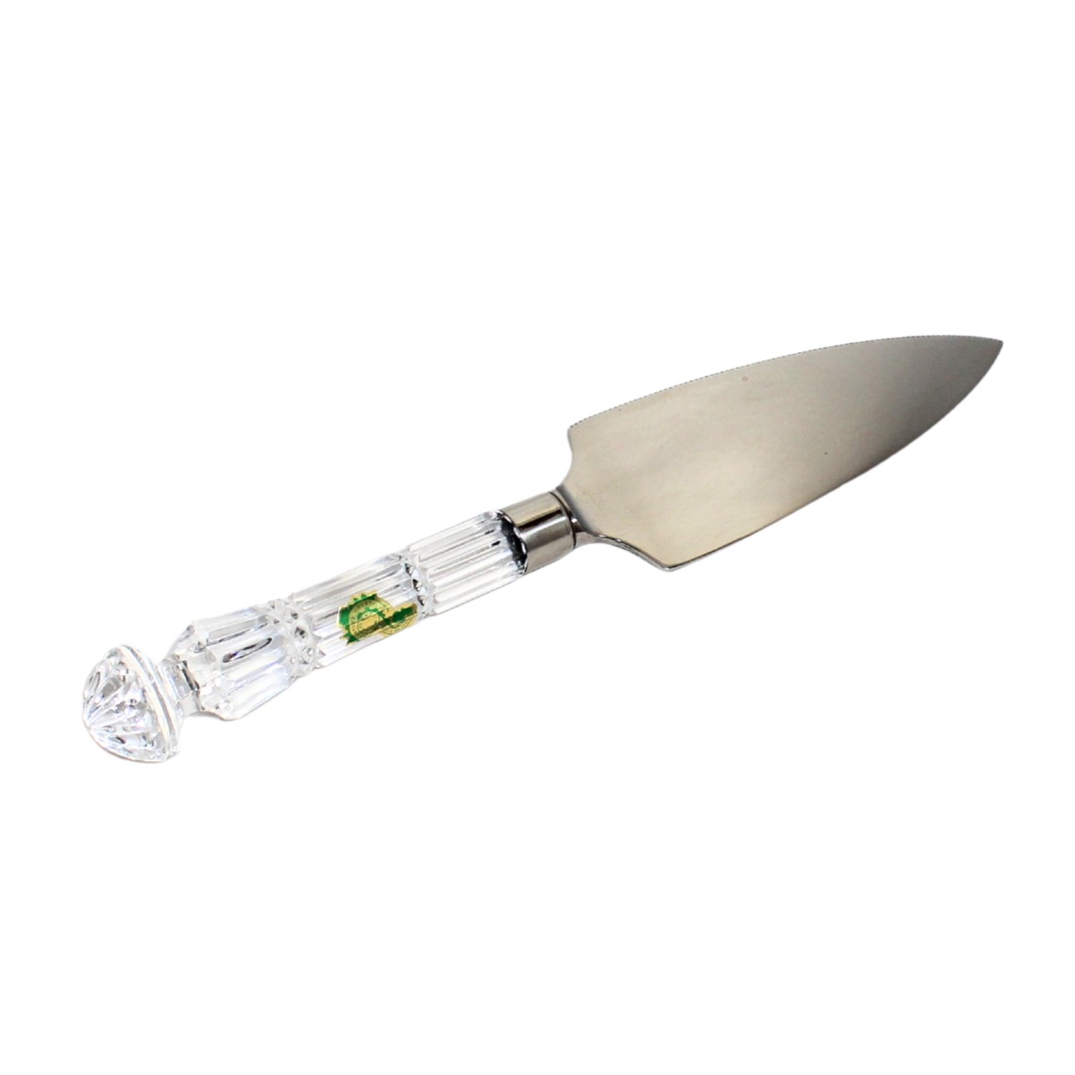 Waterford Crystal: Pie and Cake Server with Stainless Blade, 11.25″ – Like New
