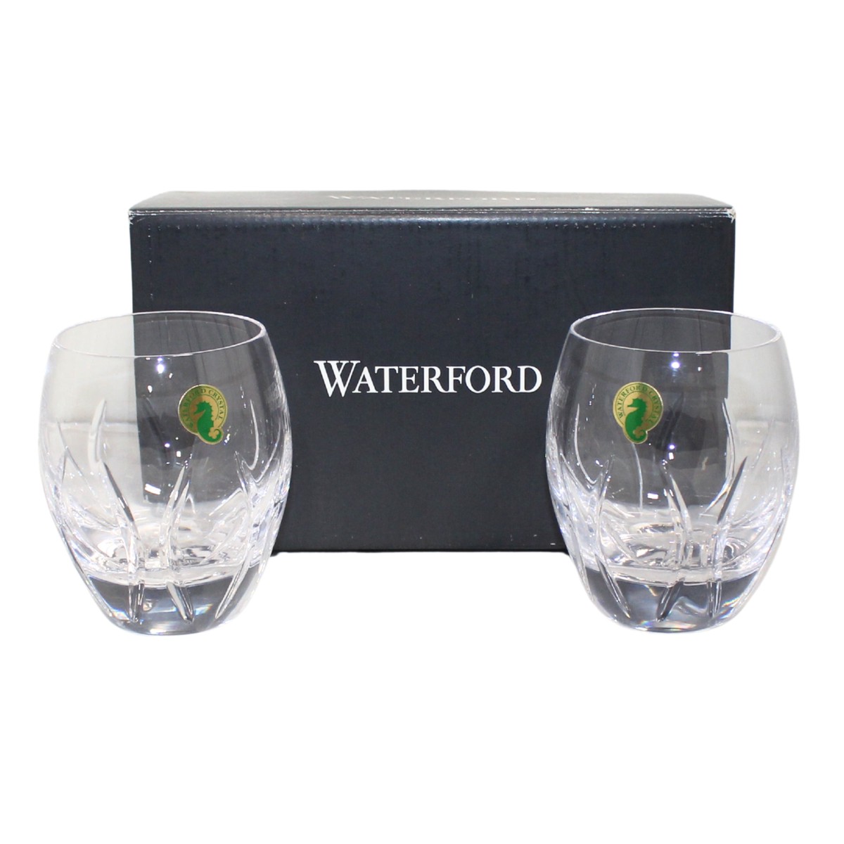 Waterford Crystal: Tonn Double Old Fashioneds, 4″ – Boxed Set of 2 – Like New