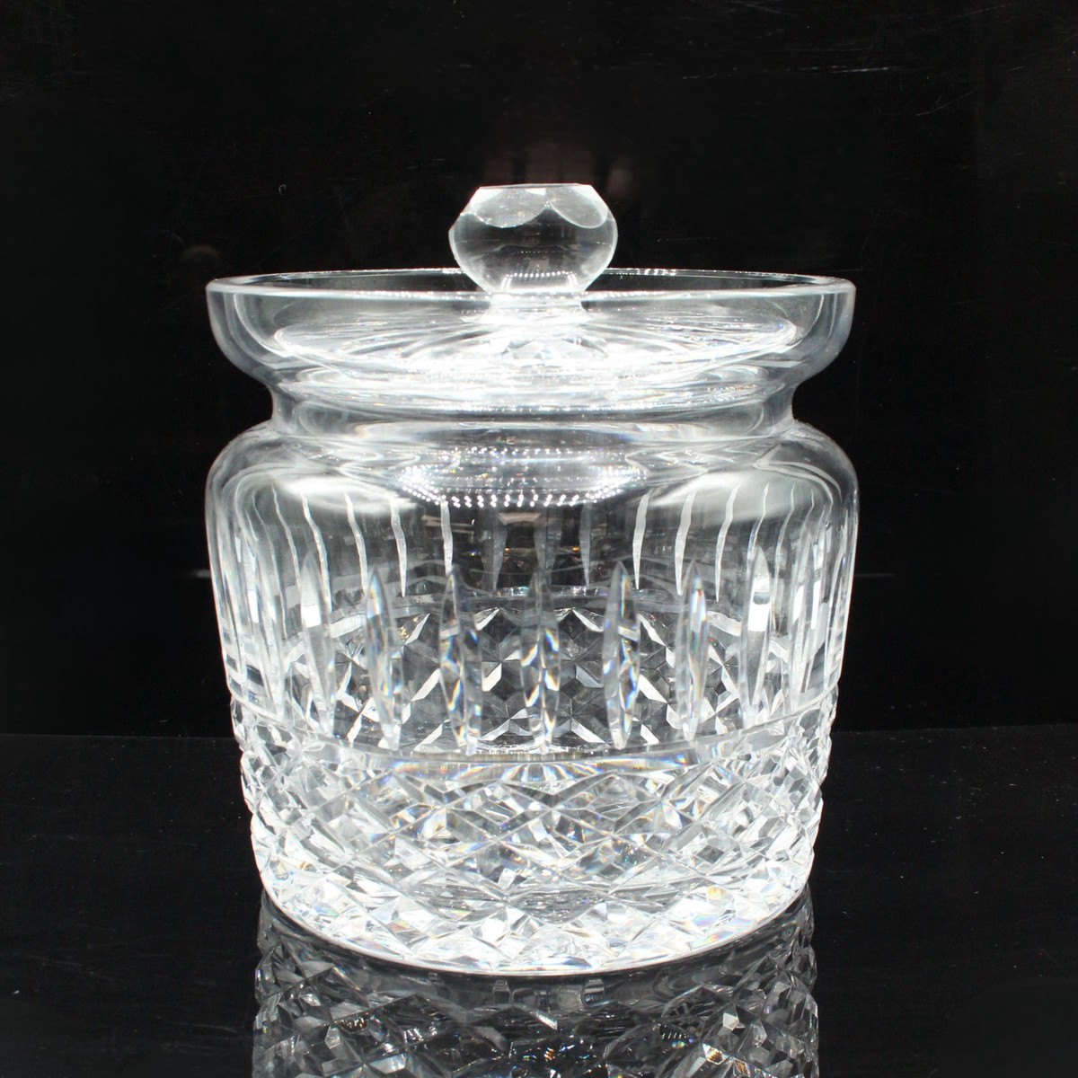 Waterford Crystal: Maeve Biscuit Barrel , 6.5″ – Like New