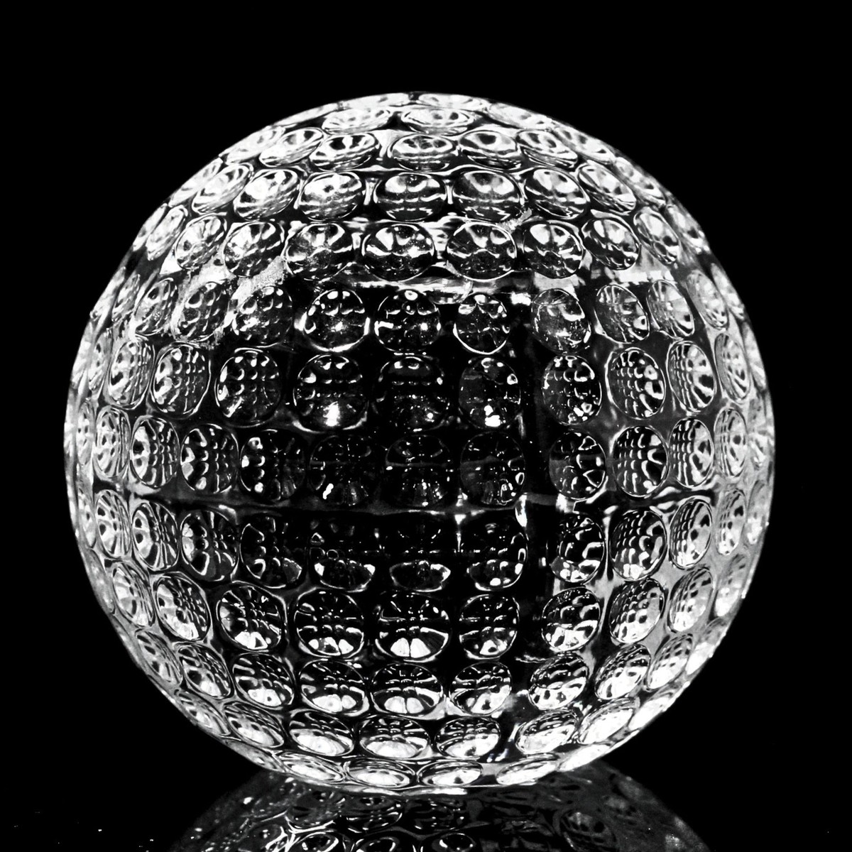 Waterford Crystal: Paperweight Golf Ball | No Box, 2.25″ – Like New