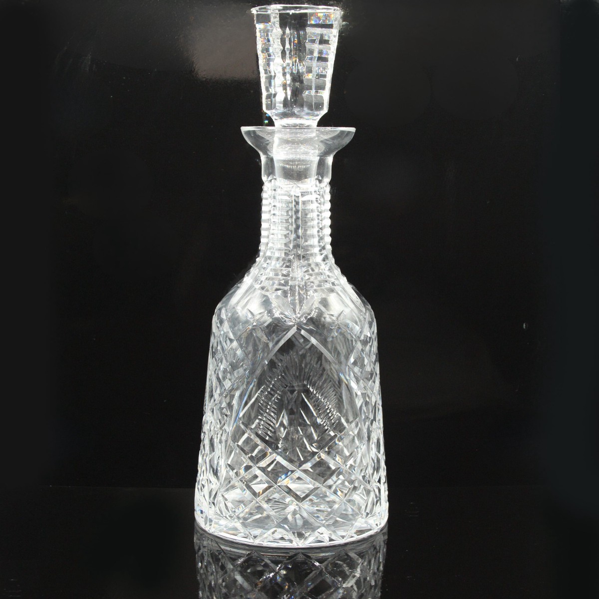 Waterford Crystal: Shannon Jubilee Decanter & Stopper , 13.25″ – Like New