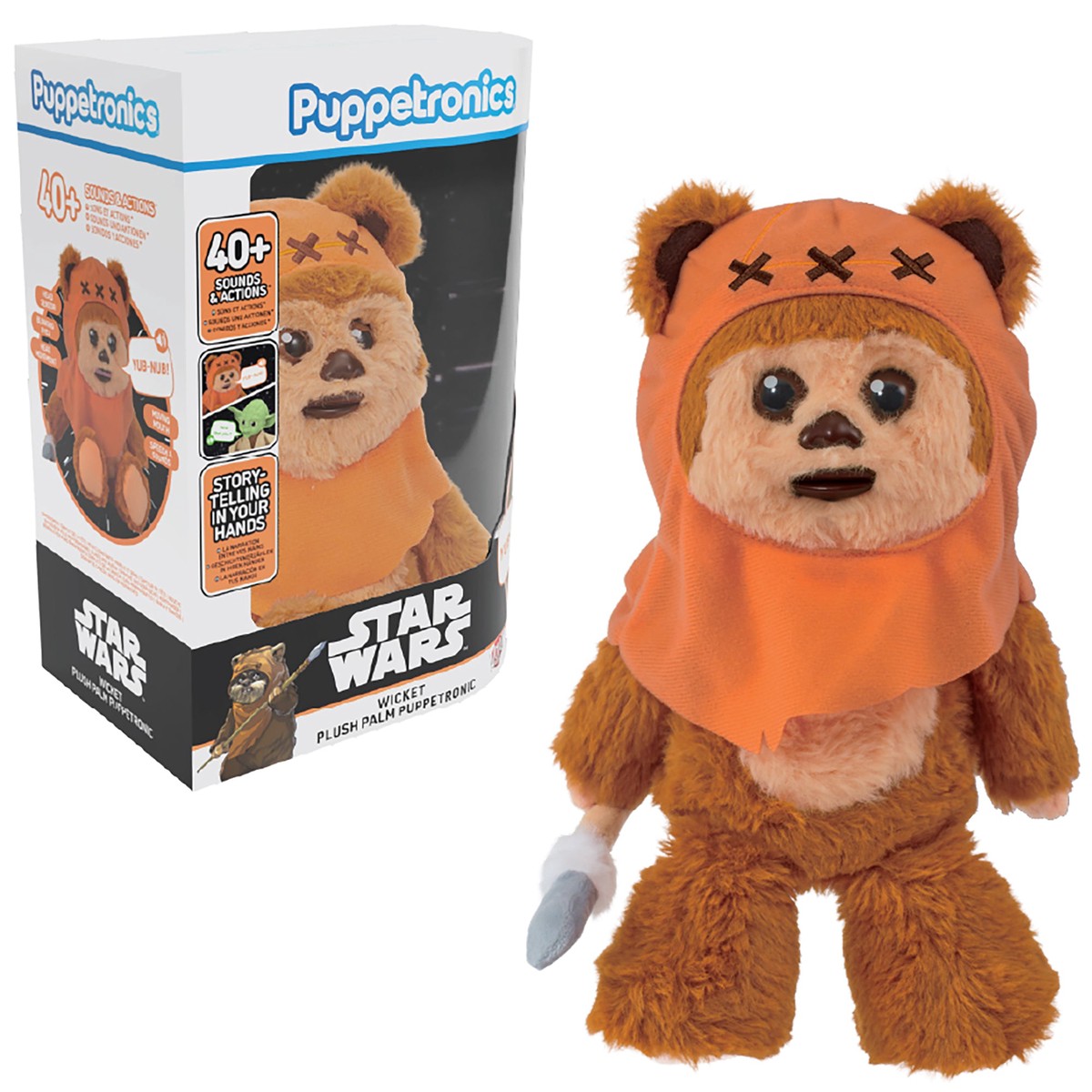 WOW! Stuff Star Wars Wicket Palm Puppetronic 6-Inch Interactive Ewok Puppet