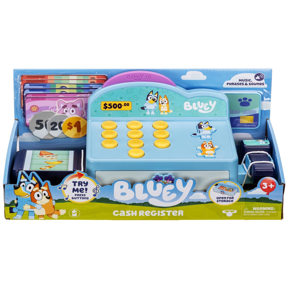 Bluey Interactive Cash Register Role Play Set