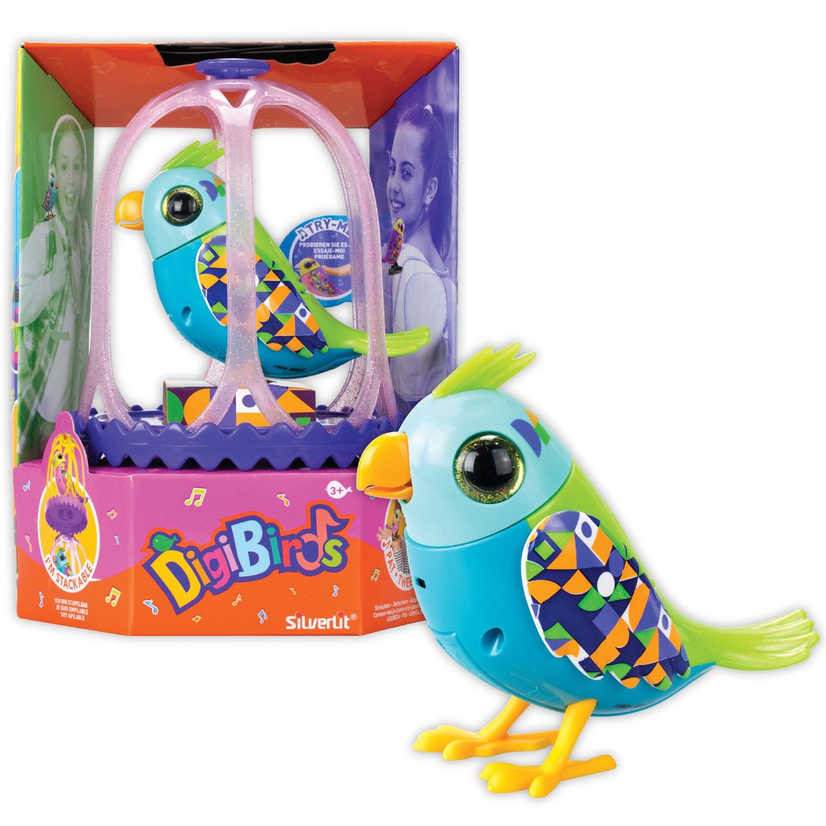 DigiBirds Interactive Singing Bird & Cage