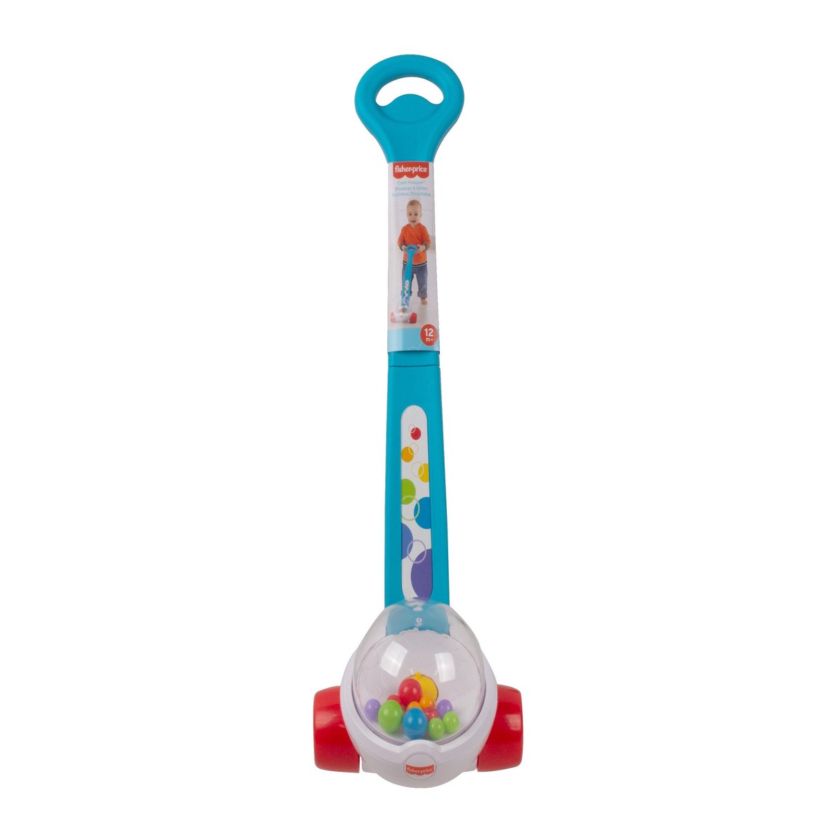 Fisher-Price Corn Popper Push Toy – Blue