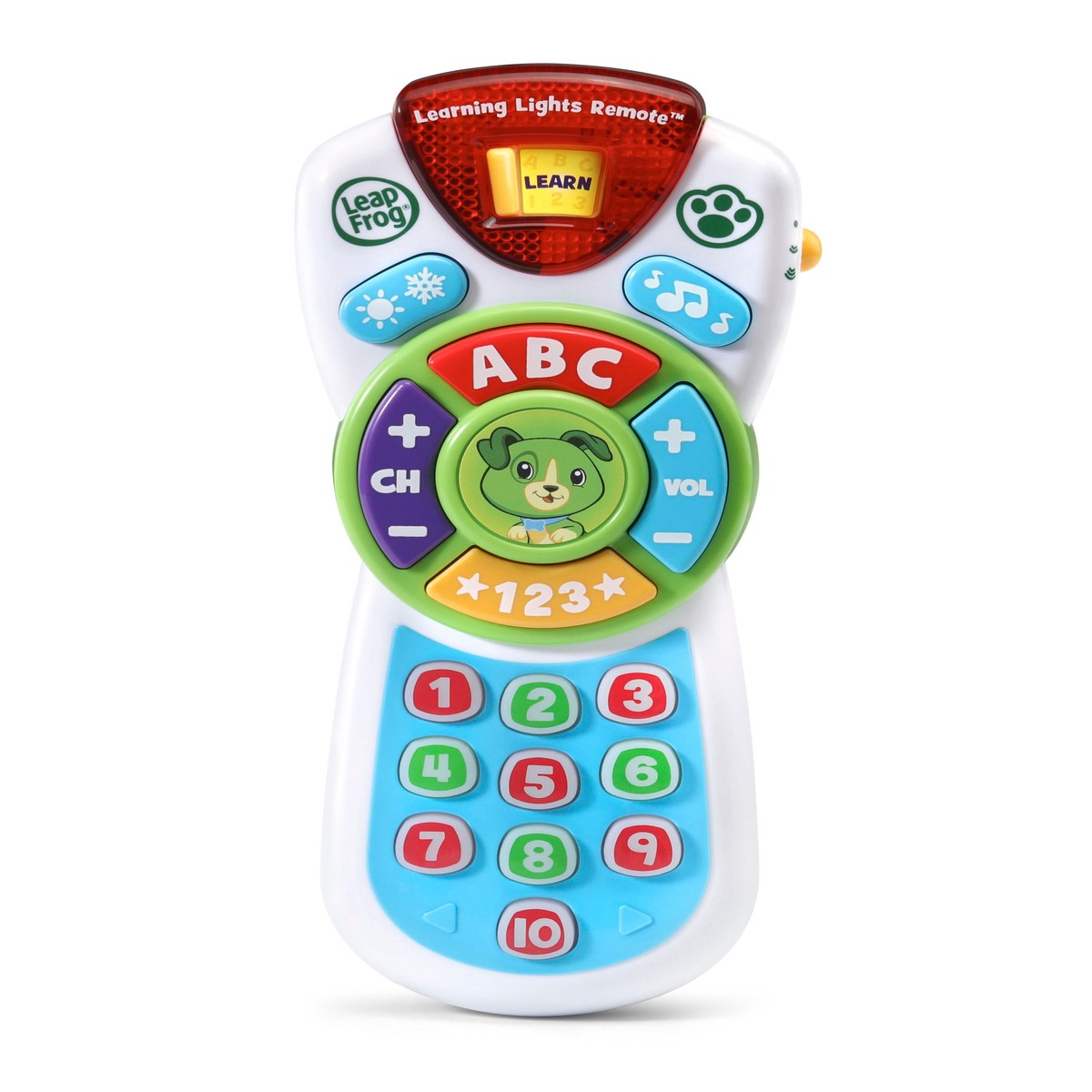LeapFrog Scout’s Learning Lights Remote Deluxe – Numbers, Letters & Spanish Learning Toy