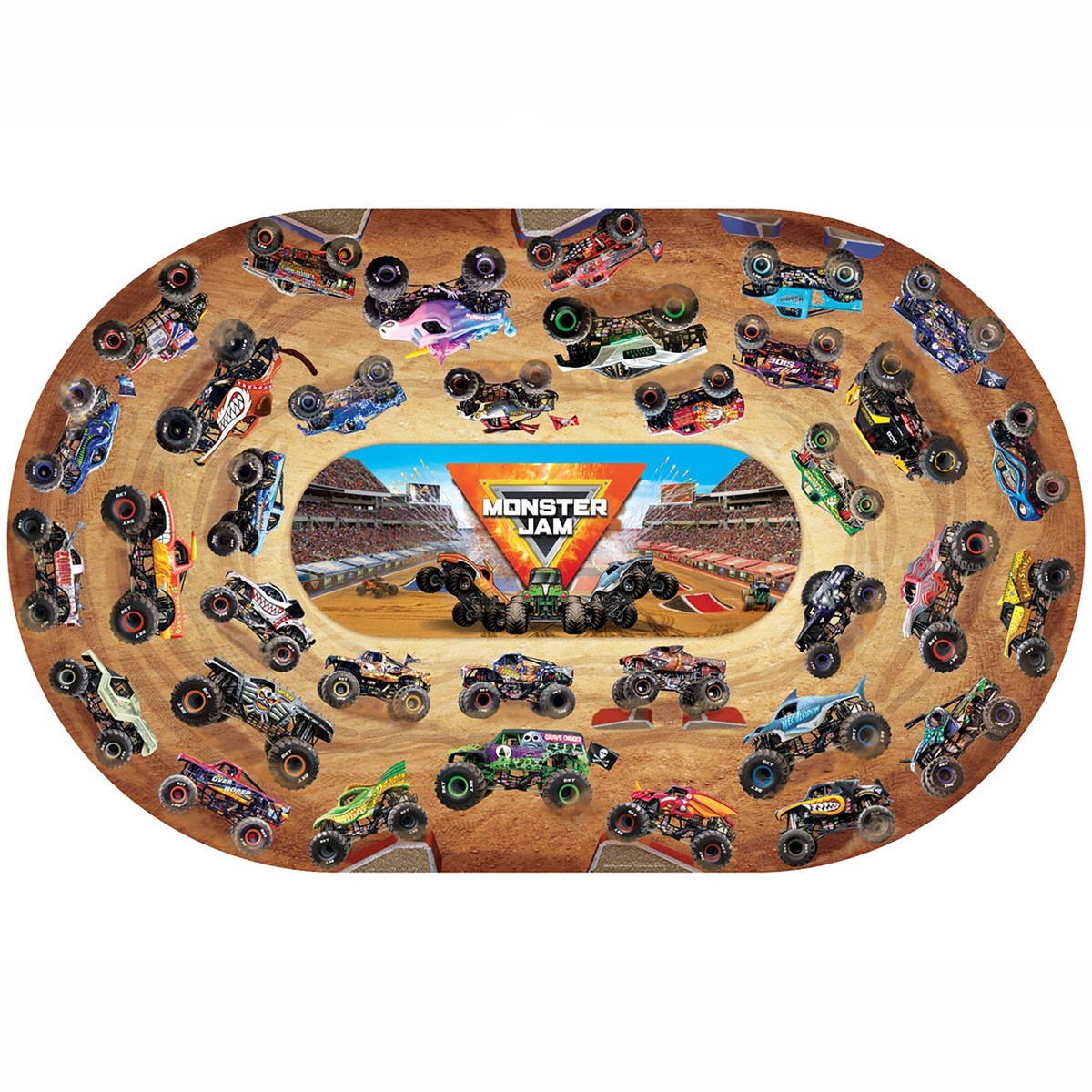 Monster Jam Giant Floor Puzzle – 74 Pieces For Kids Ages 4+