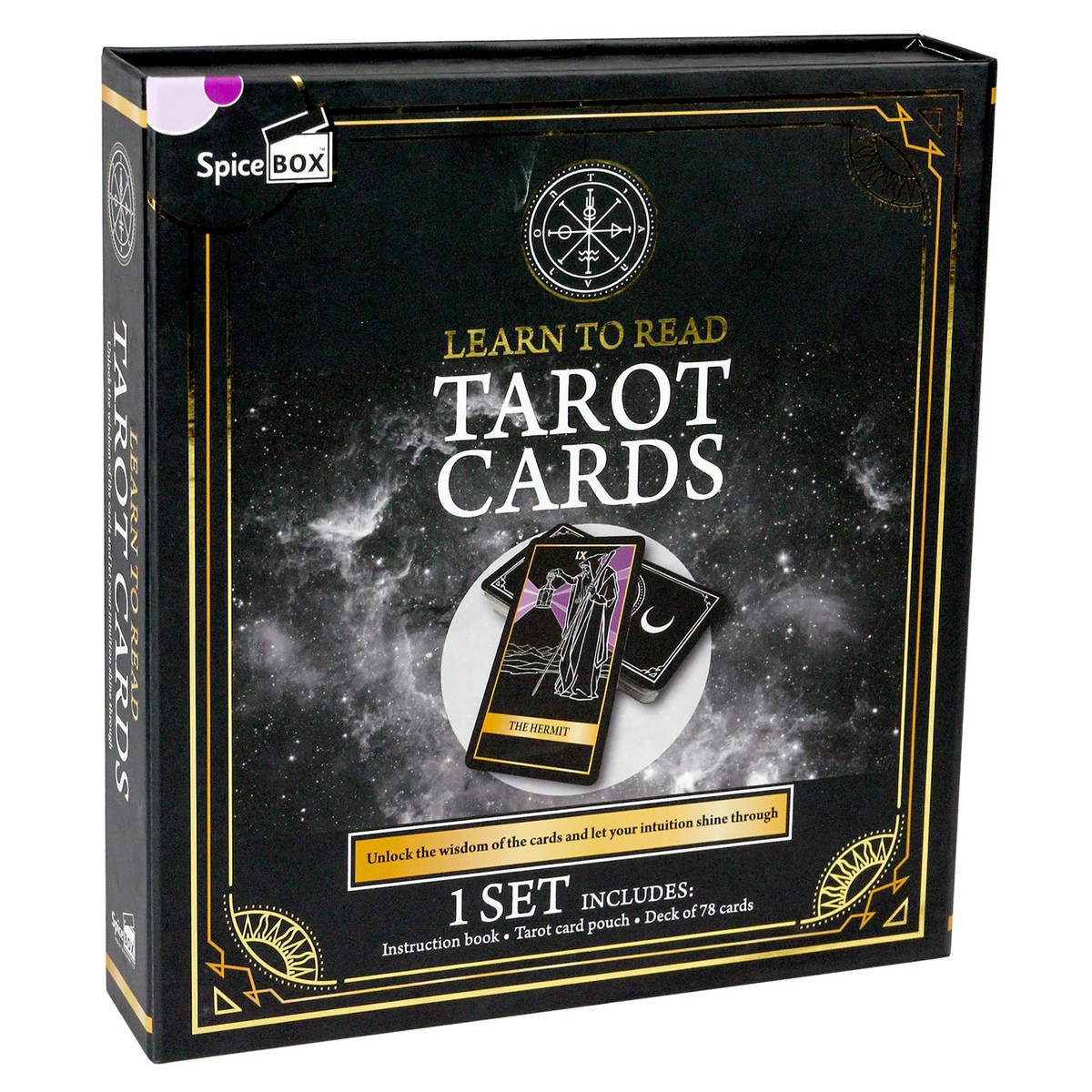 SpiceBox Gift Box Tarot Cards Set With Guidebook And Pouch