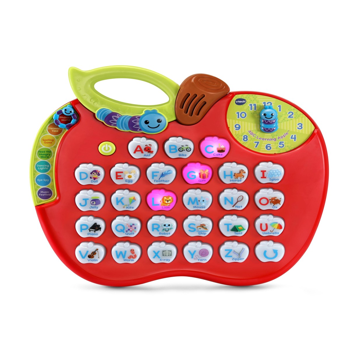 VTech ABC Learning Apple Interactive Educational Toy with Letters, Phonics & Music