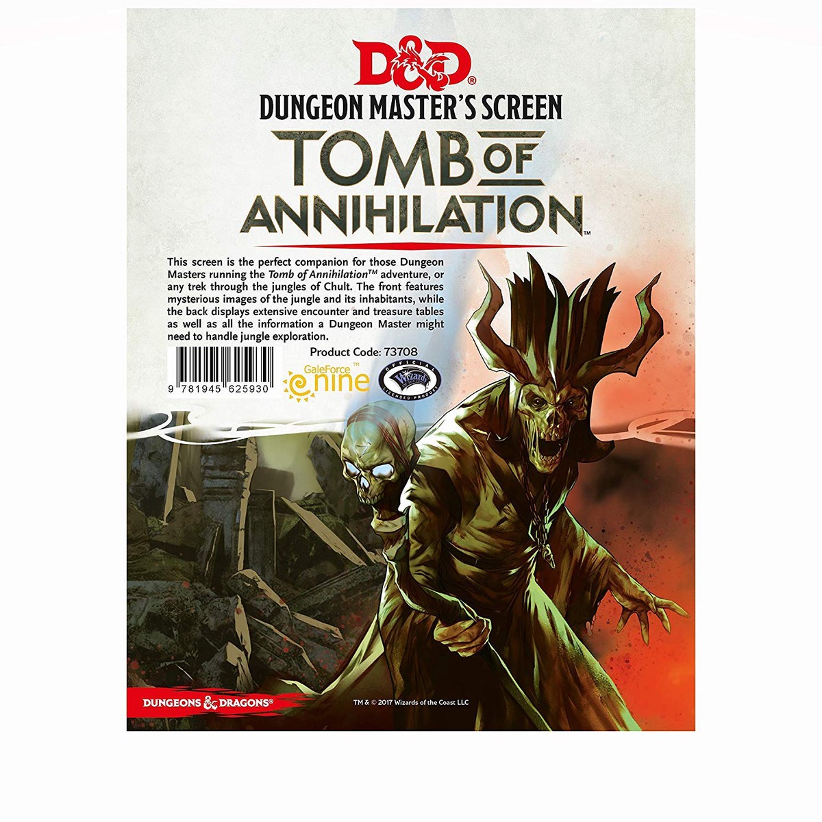 Dungeons & Dragons: Tomb of Annihilation Dungeon Master Screen