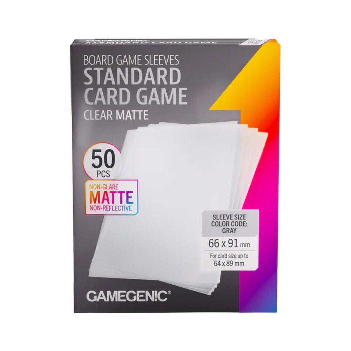 Gamegenic: Matte Standard Card Game Sleeves Non-Glare (50)