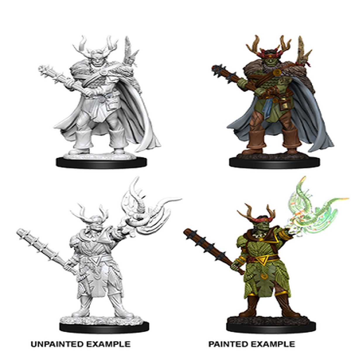 PF Unpainted Minis: WV10 Male Half-Orc Druid