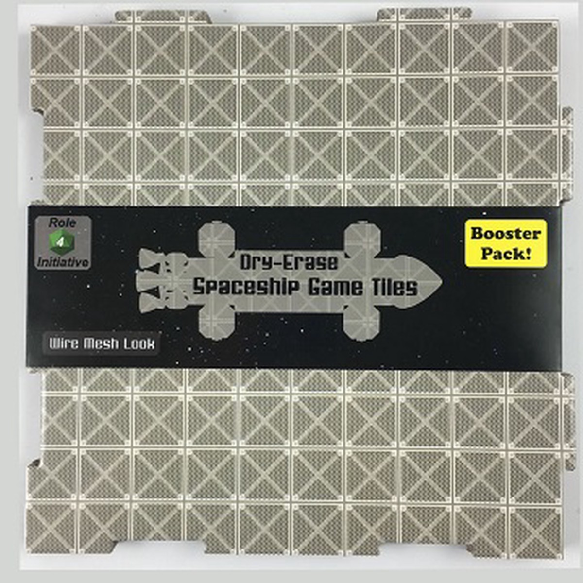 Roll 4 Initiative Dry Erase Dungeon Tile Booster Pack  Wire Mesh Spaceship