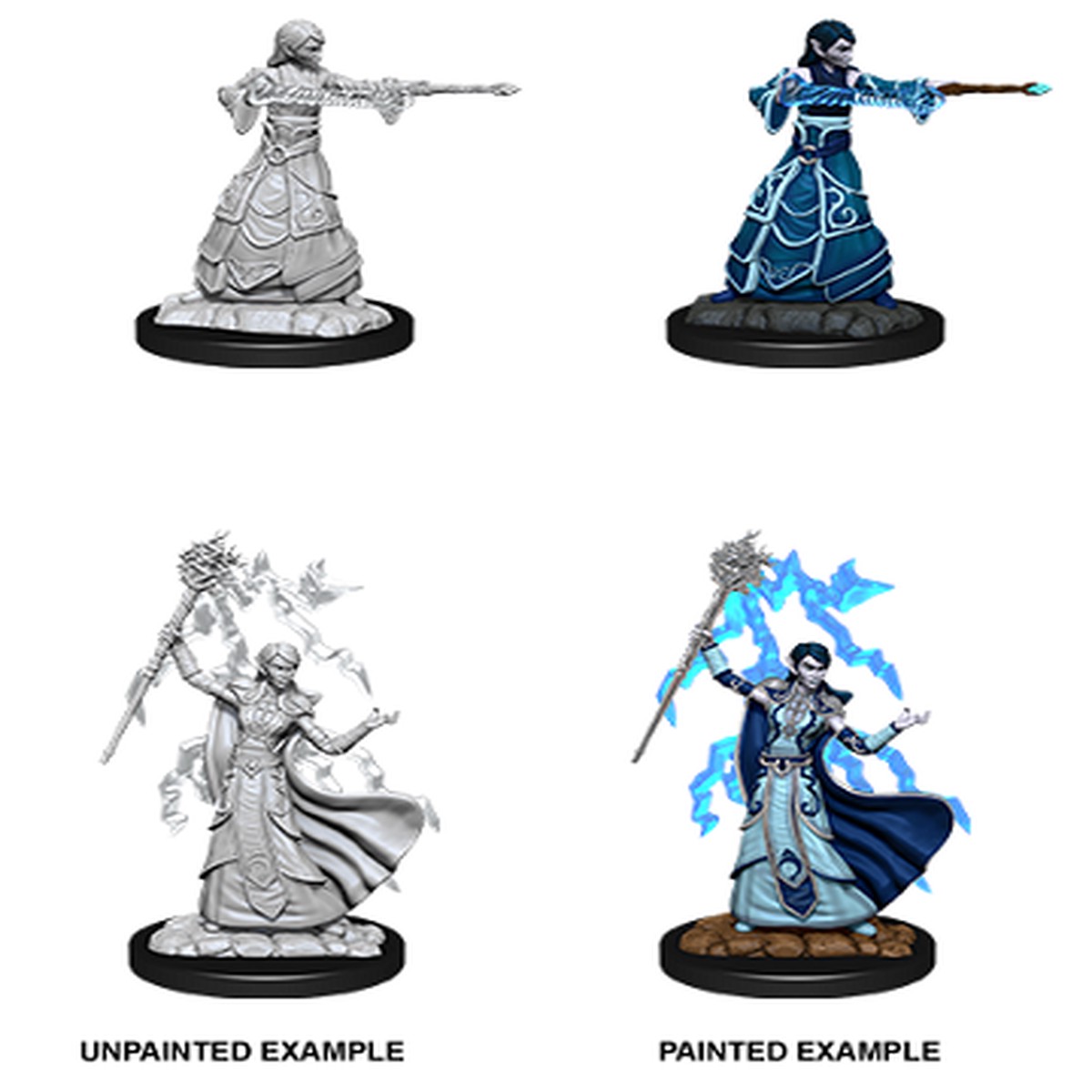 D&D Unpainted Minis WV12 Female Elf Wizard