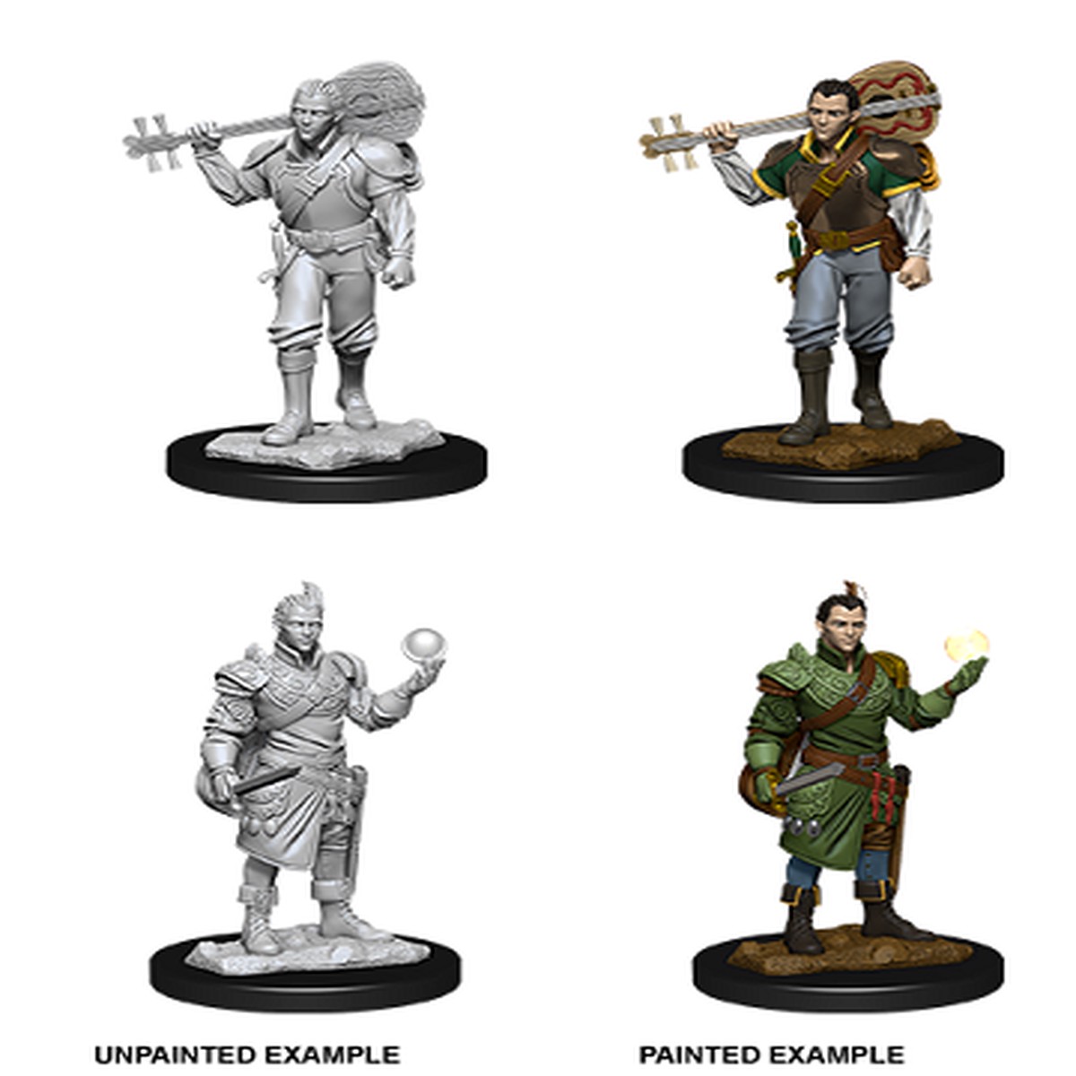 D&D Unpainted Minis WV12 Half-Elf Bard Male