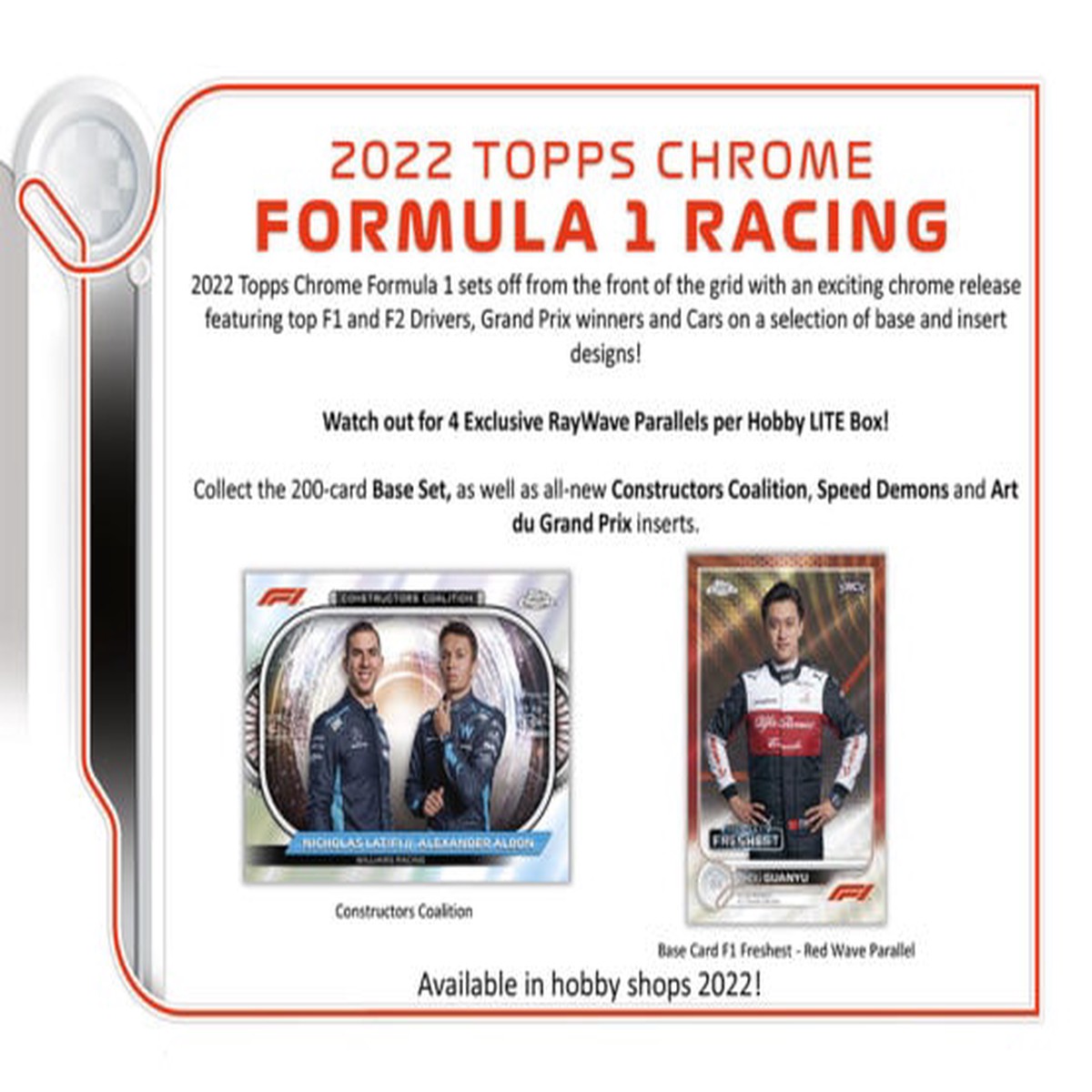 2022 Topps Chrome Formula 1 Racing Lite Hobby Box