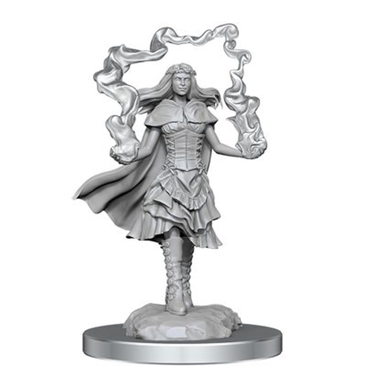 D&D Unpainted Minis Wave21 Dark Spellcaster & Flameskulls