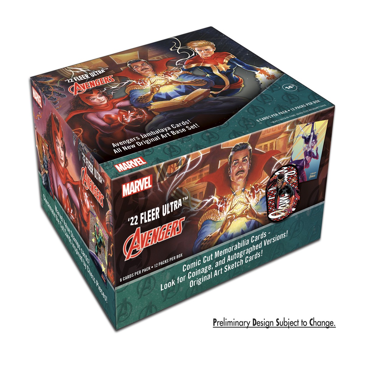 2022 Upper Deck Fleer Ultra Avengers Hobby Box