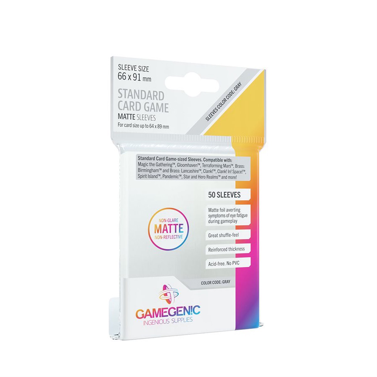 Gamegenic: Matte Standard Card Game Sleeves (50)