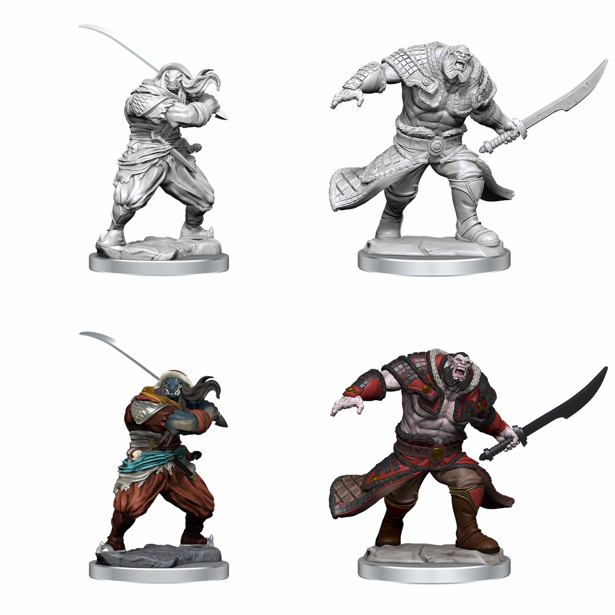 MTG Unpainted Minis Wave 4: Zurgo Helmsmasher & Unyielding Krumar